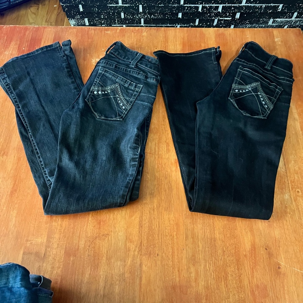 Ariat Women's Black Boot Cut Jeans (2pairs)